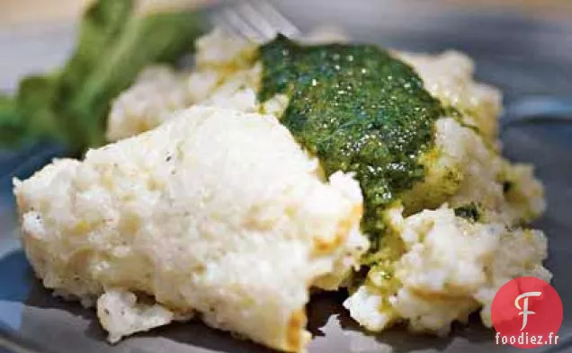Casserole de Gruau au Beurre de Pesto