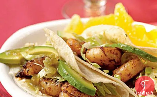 Tacos aux Crevettes Chipotle