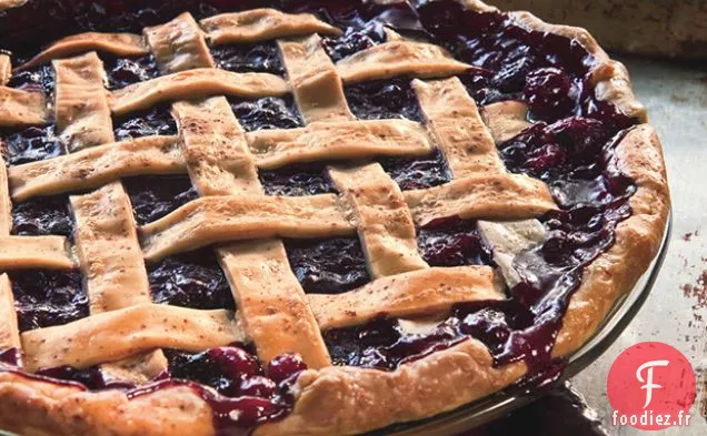 Tarte aux Canneberges et aux Myrtilles Sauvages