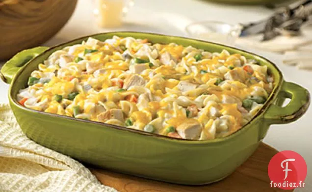 Casserole Copieuse de Poulet et de Nouilles