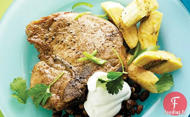 Porc Épicé aux Bananes Plantains