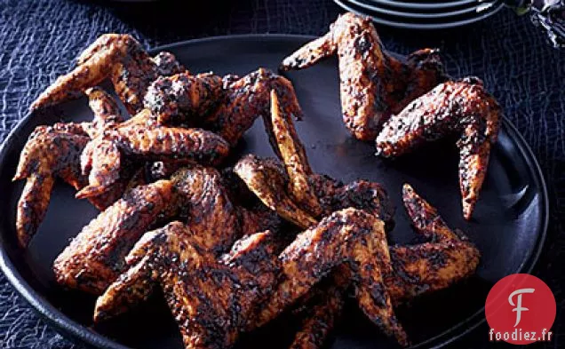 Ailes de Poulet Frites à la Sauce aux Haricots Noirs