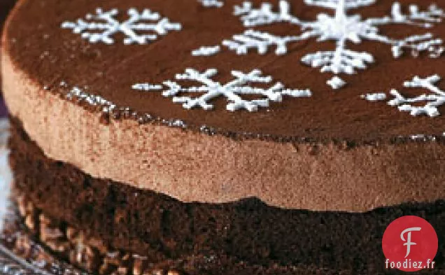 Gâteau Mousse Au Chocolat Au Lait avec Croûte Croustillante aux Noisettes