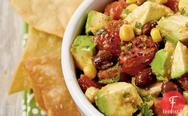 Salsa Avocat- Haricots Noirs