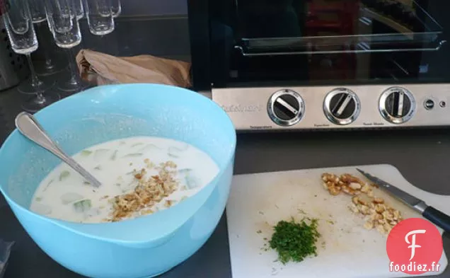 Tarator de Diliana (Soupe Froide bulgare)