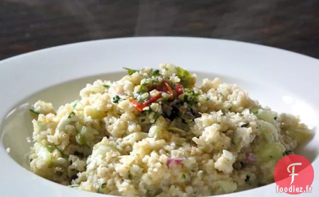Salade de Blé Tiède (ou Taboulé Inversé)