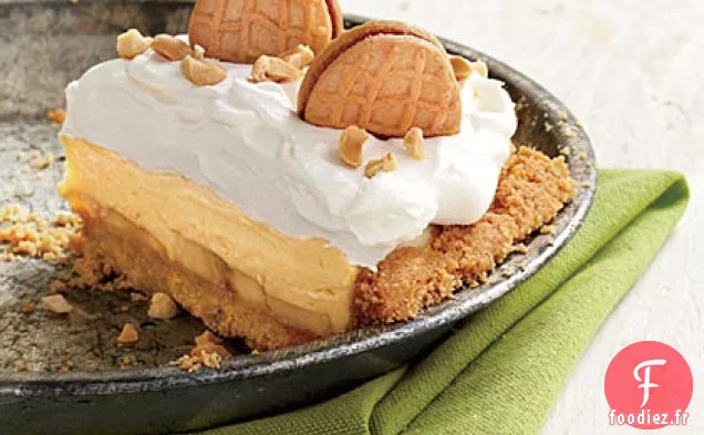 Tarte à la Crème au Beurre d'Arachide et à la Banane