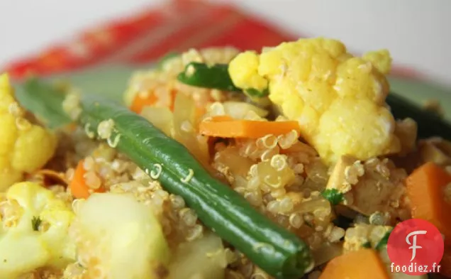 Curry de Quinoa aux Légumes