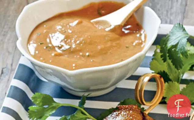 Sauce Thaï à la Noix de Coco et aux Arachides