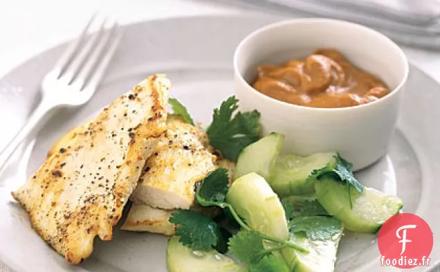 Poulet Sauté avec Sauce aux Arachides