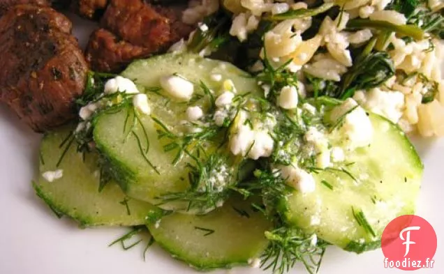 Salade De Concombre Et De Feta