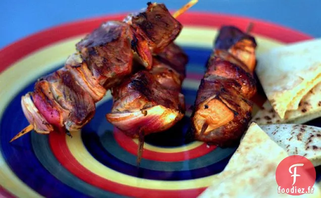 Brochettes d'Agneau Grillées + Tzatziki