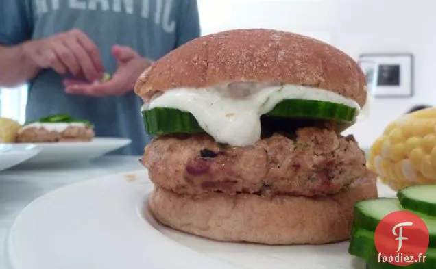 Hamburgers au Poulet Tandoori