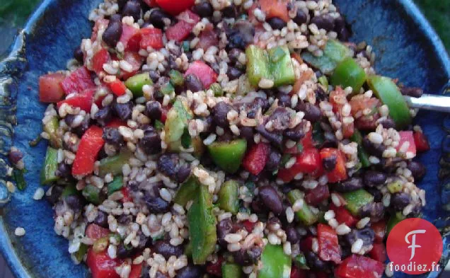 Recette de Salade de Riz Brun Méditerranéen