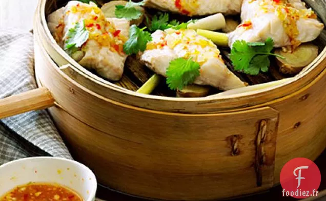 Morue avec Glaçage au Piment d'Agrumes