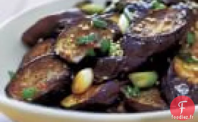 Aubergines au Sésame Sautées