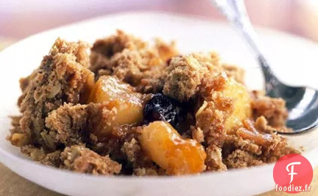 Crumble Poire, Pomme et Cerise