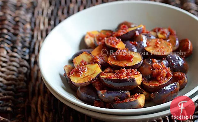 Recette d'Aubergines Sambal