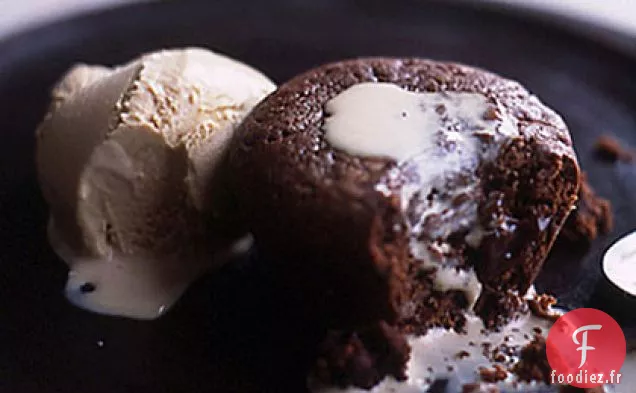 Gâteaux Brownie Chauds au Chocolat Double