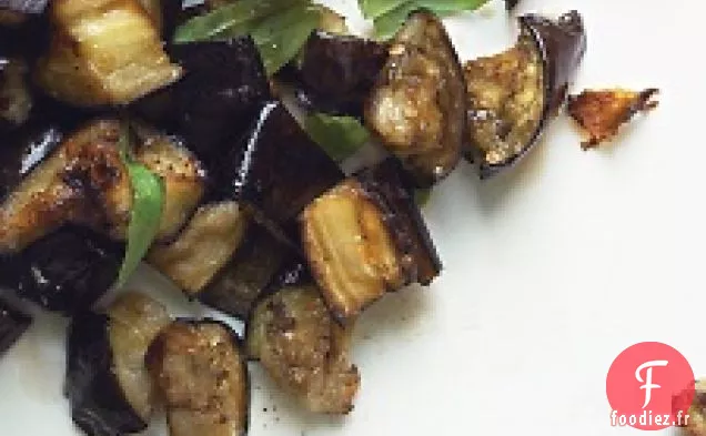 Aubergines Rôties Au Basilic