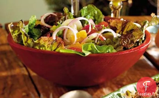 Salade d'hiver aux Fruits et au Concombre