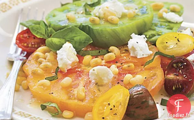 Salade De Tomates Anciennes Aux Pois Chiches Frais