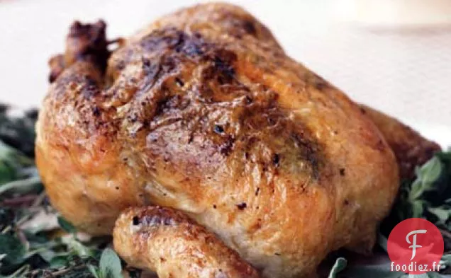 Poulet Rôti Classique avec Sauce