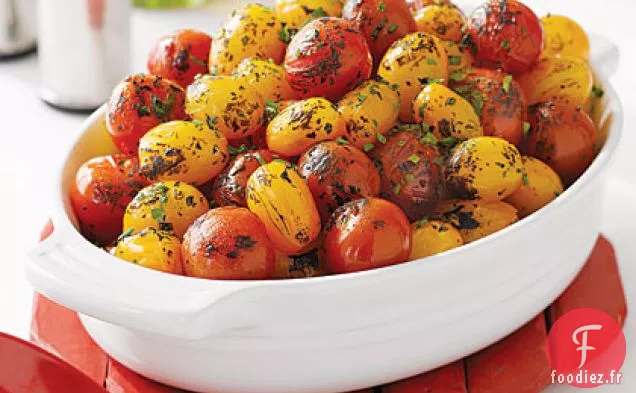 Tomates Cerises Rôties aux Herbes