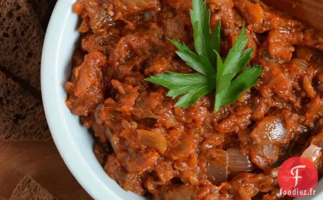 Tartinade d'Aubergines Sucrées et Fumées