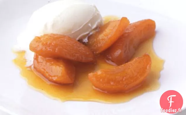 Abricots à la Sauce Cognac Caramel
