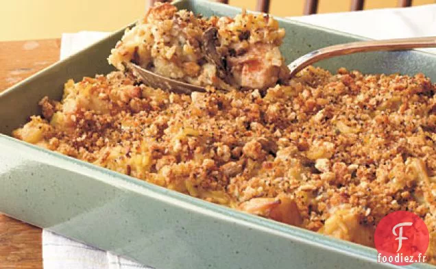 Casserole Crémeuse au Poulet et au Riz