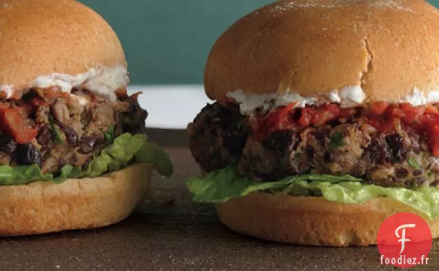 Hamburgers aux Haricots Noirs