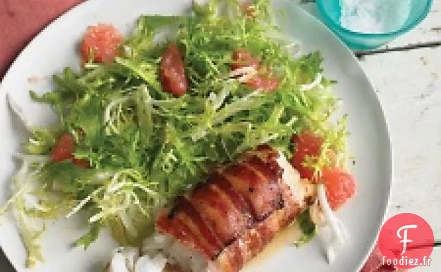 Morue enveloppée De Bacon Et Frisée