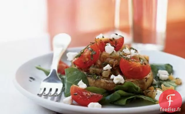 Aubergines Grillées à l'Oignon Caramélisé et au Fenouil