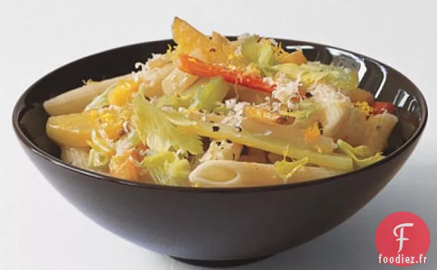 Penne au Citron et Légumes-Racines