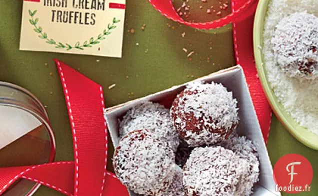 Truffes à la Crème Irlandaise à la Noix de Coco