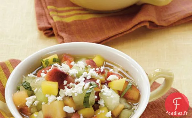 Gaspacho aux Tomates et aux Fruits