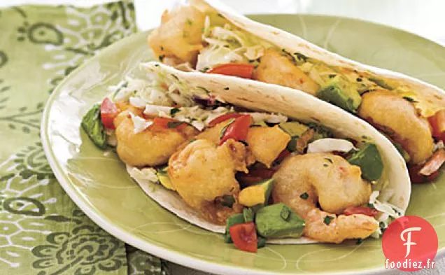 Tacos aux Crevettes Tempura