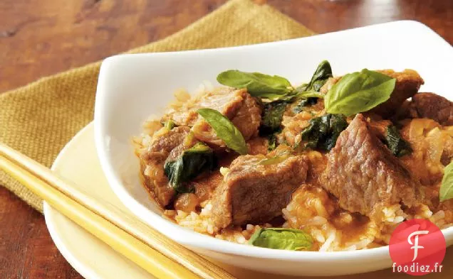 Boeuf Au Curry Rouge Thaï
