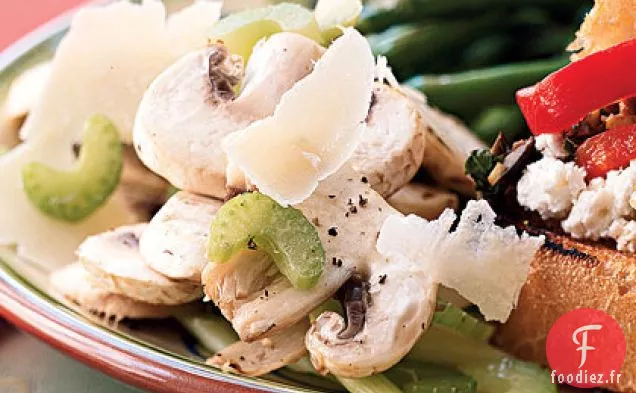 Salade de Champignons à l'Huile de Truffe et Parmesan - Reggiano