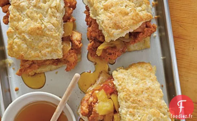 Cuisses de Poulet Frites et Biscuits