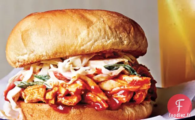 Sandwichs au Poulet Barbecue