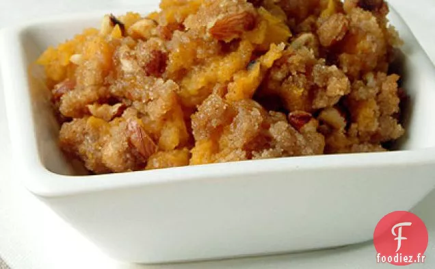 Patates Douces Fouettées avec Garniture aux Noisettes