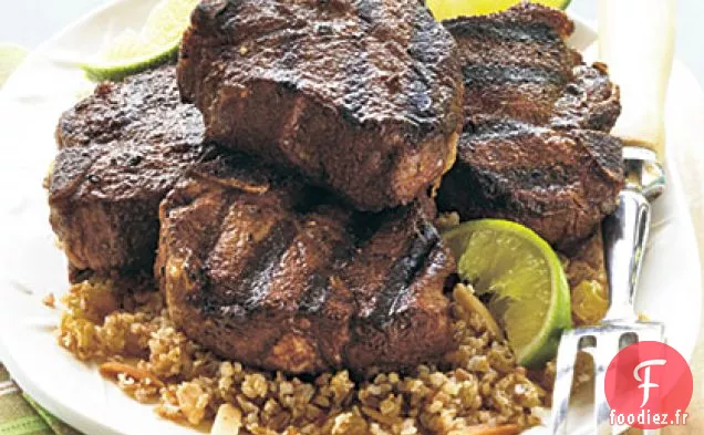 Côtelettes D'Agneau Grillées Aux Épices Douces