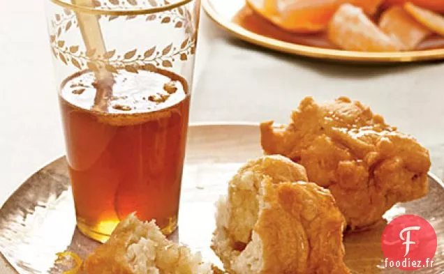 Loukoumades à la Sauce Miel-Orange