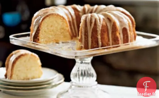 Gâteau au Citron avec Glaçage Chambord