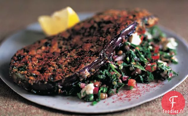 Recette de Schnitzel d'aubergines épicées au Sumac