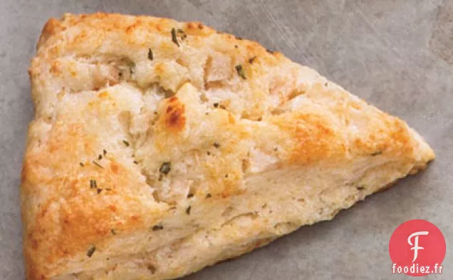 Scones de Romarin, de Poire et d'Asiago