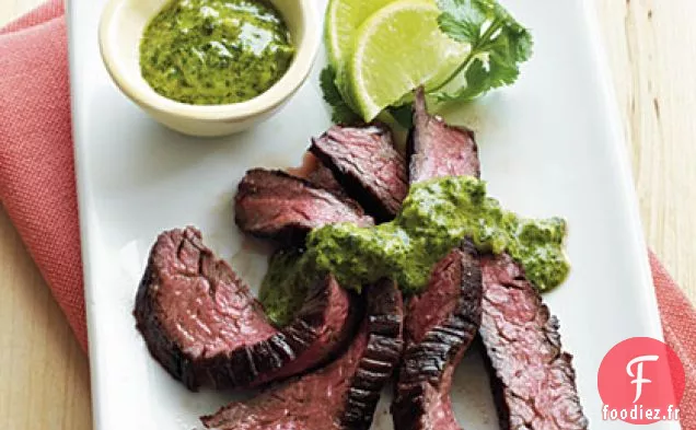 Jupe Steak à la sauce Chimichurri