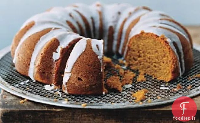 Gâteau Bundt aux Épices à la Citrouille avec Glaçage au Babeurre